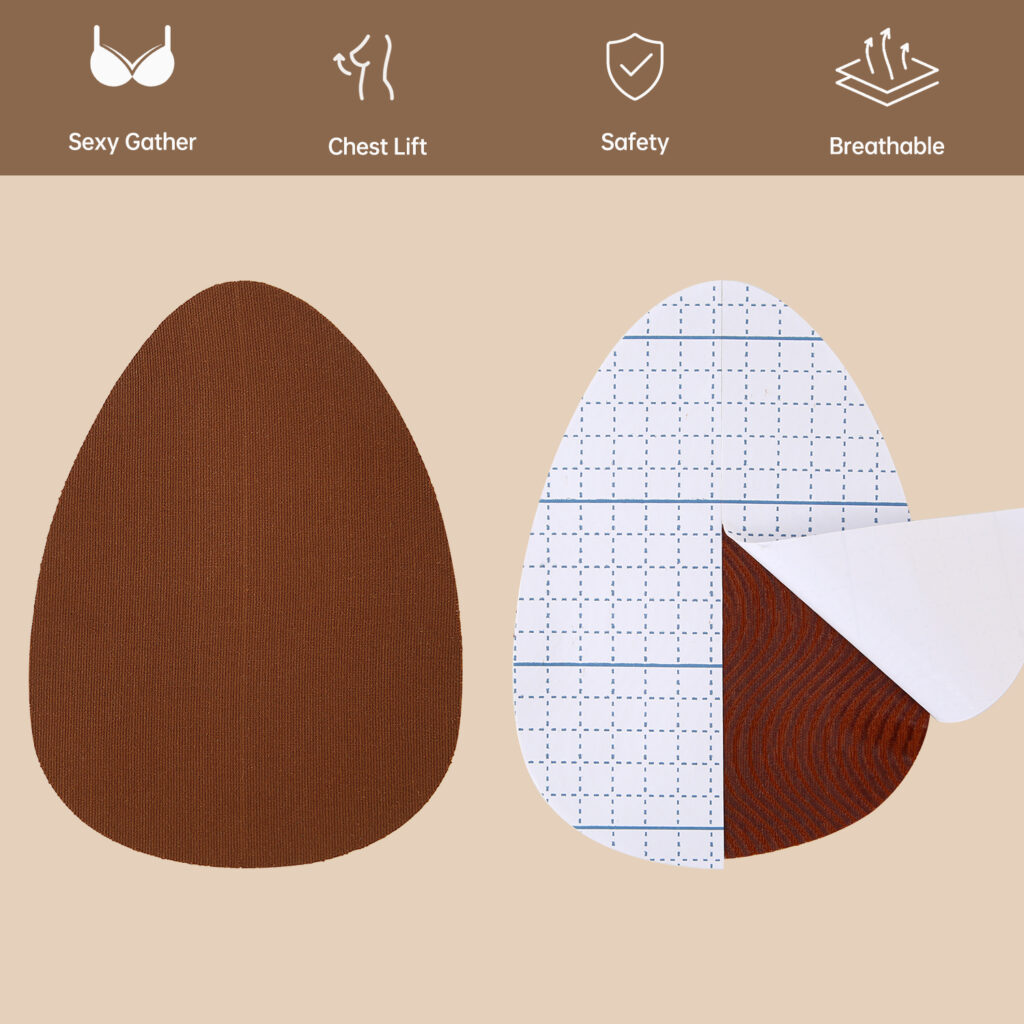Copricapezzoli per Vestito da Festa Reggiseno Adesivo per la Pelle 2