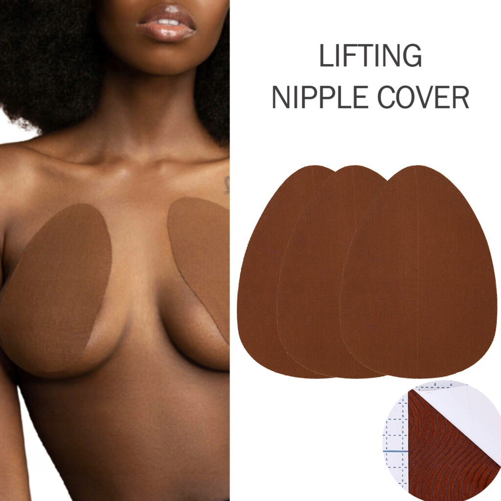 Copricapezzoli per Vestito da Festa Reggiseno Adesivo per la Pelle 3
