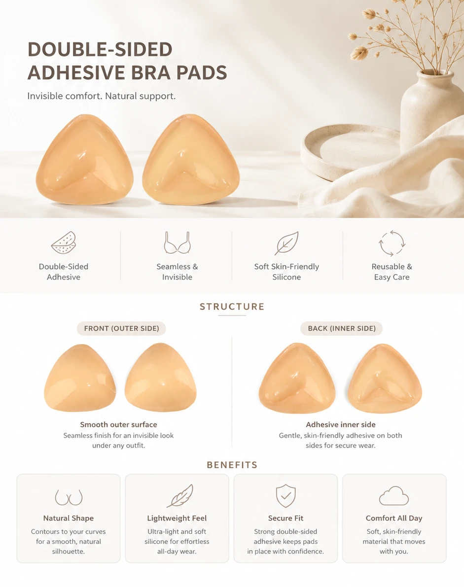 double sided reudable enhancement pads specifics